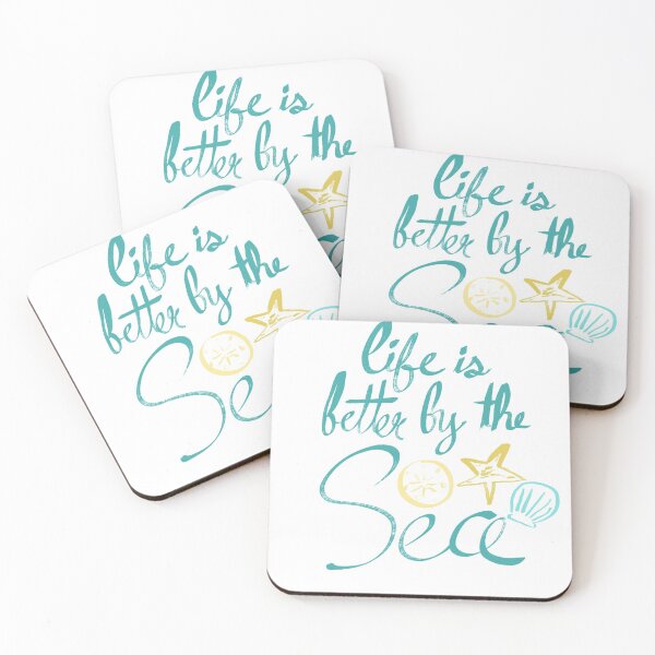 Item preview, Life is better by the sea designed and sold by Sketchbrooke.
