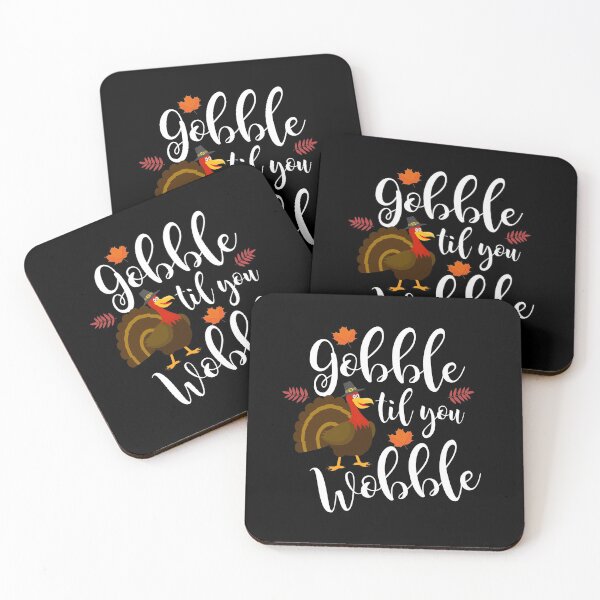 Item preview, Cute & Funny Gobble Til You Wobble Thanksgiving designed and sold by perfectpresents.