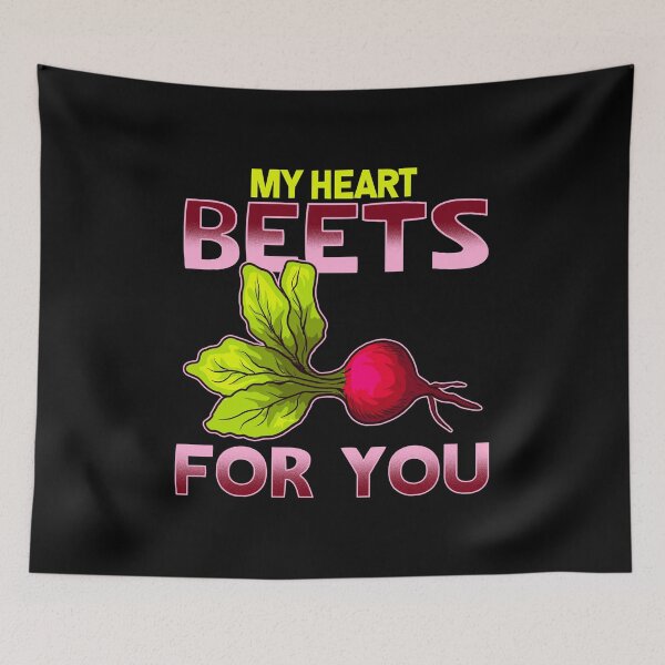 Item preview, Cute & Funny My Heart Beets For You Romantic Pun designed and sold by perfectpresents.