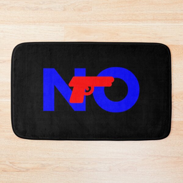 Item preview, Big No in Background Anti-Gun Message Dark Color designed and sold by TinyStarAmerica.