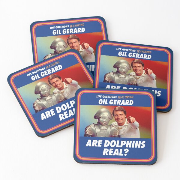 Item preview, Life questions featuring Gil Gerard. Are dolphins real? designed and sold by Girty.