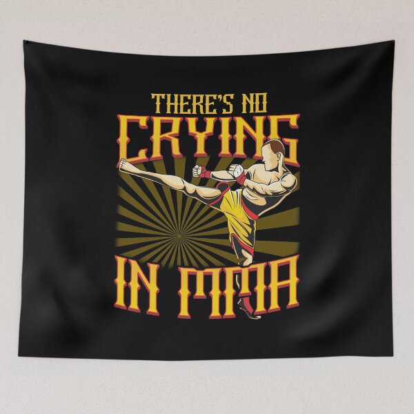 Item preview, Funny There's No Crying in MMA Mixed Martial Arts designed and sold by perfectpresents.