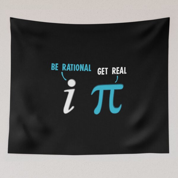 Item preview, Be Rational Get Real Funny Math Joke Stats Pun designed and sold by perfectpresents.