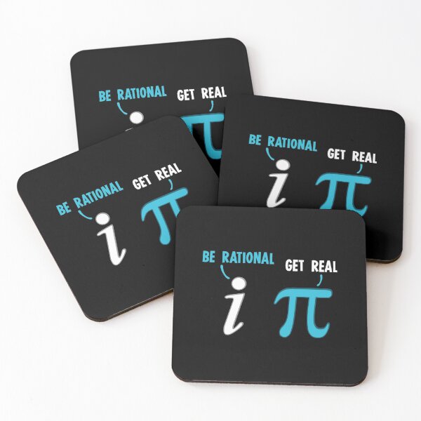 Item preview, Be Rational Get Real Funny Math Joke Stats Pun designed and sold by perfectpresents.