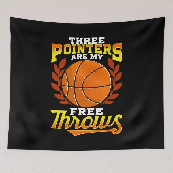 Item preview, Funny Three Pointers Are My Free Throws Basketball designed and sold by perfectpresents.