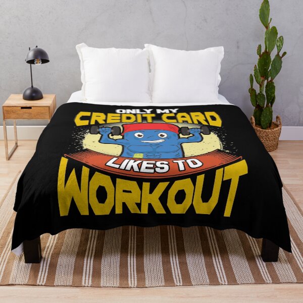 Item preview, Funny Only My Credit Card Likes To Workout Gym designed and sold by perfectpresents.