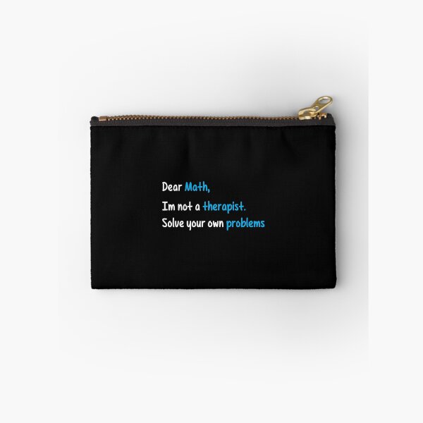 Item preview, Dear Math, Not A Therapist Solve Your Own Problems designed and sold by perfectpresents.