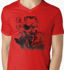 MGSV - All For Revenge (Japanese Kanji) Men's V-Neck T-Shirt