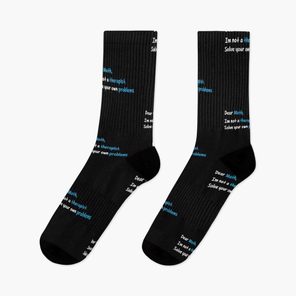 Item preview, Dear Math, Not A Therapist Solve Your Own Problems designed and sold by perfectpresents.