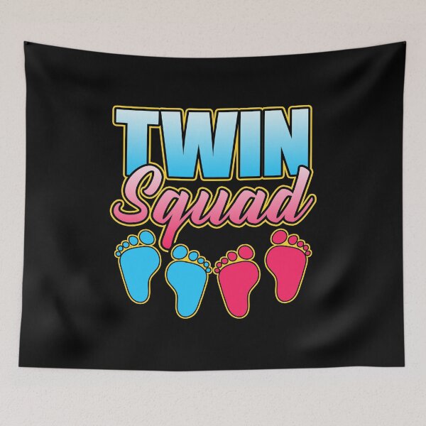 Item preview, Cute & Funny Twin Squad Twinning Baby Announcement designed and sold by perfectpresents.