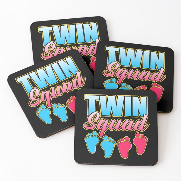Item preview, Cute & Funny Twin Squad Twinning Baby Announcement designed and sold by perfectpresents.