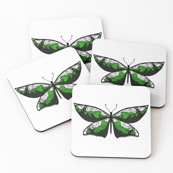 Item preview, Fly With Pride: Neutrois Flag Butterfly designed and sold by StephOBrien.