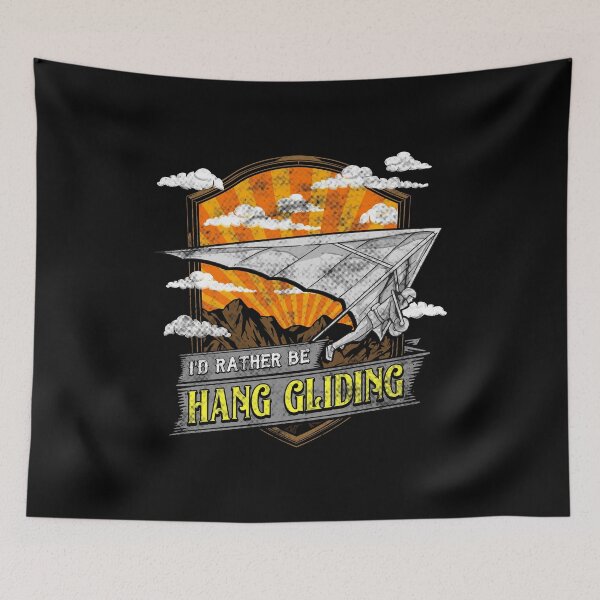 Item preview, Cute I'd Rather Be Hang Gliding Hangliding Pun designed and sold by perfectpresents.