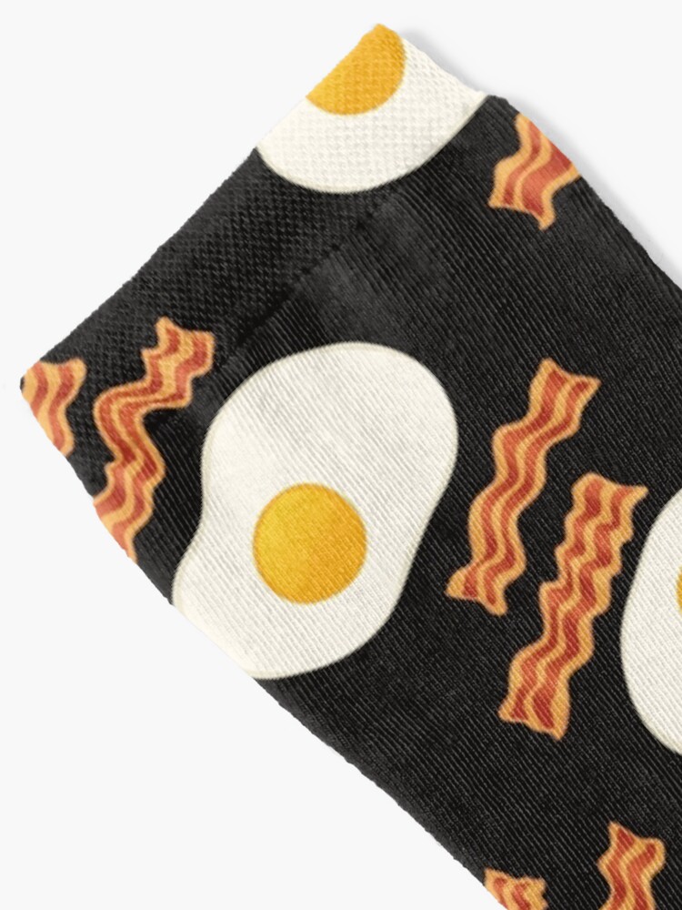 Alternate view of Bacon and Eggs for Breakfast Socks
