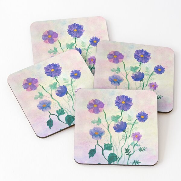 Item preview, Botanical Flower composition in watercolor designed and sold by Red Witch Art.