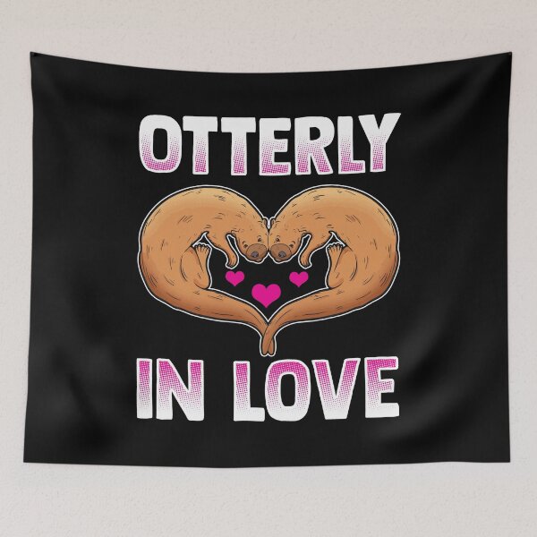 Item preview, Cute Otterly In Love Otter Pun Utterly In Love designed and sold by perfectpresents.