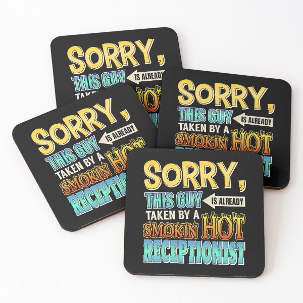 Item preview, Sorry This Guy Is Taken By A Hot Receptionist designed and sold by perfectpresents.