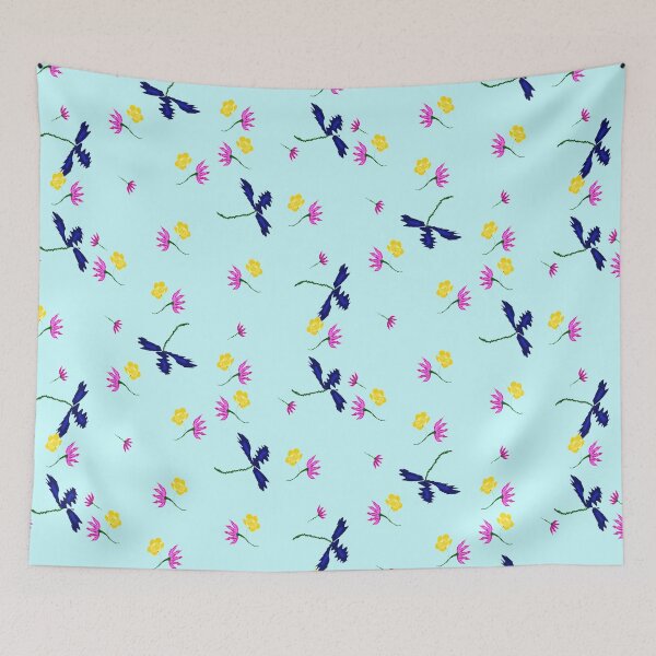 Item preview, Flowers flying in the sky designed and sold by fabqa.