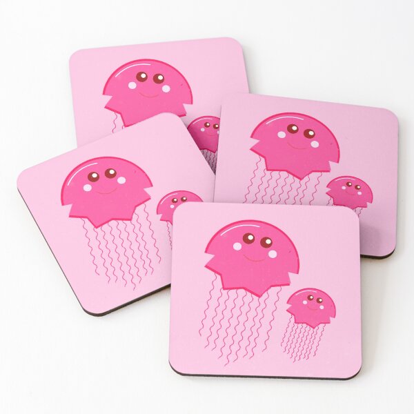 Item preview, Two Pink Jellyfish designed and sold by bunhuggerdesign.