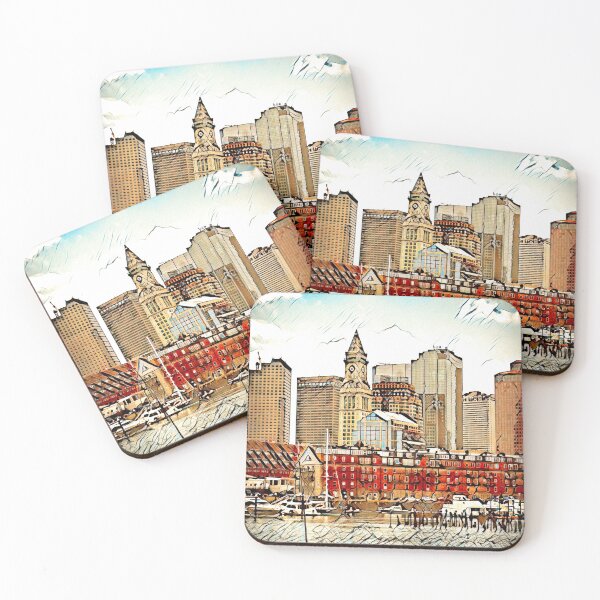 Item preview, Boston Harbour, Boston, USA designed and sold by Marlene Watson-Hall.