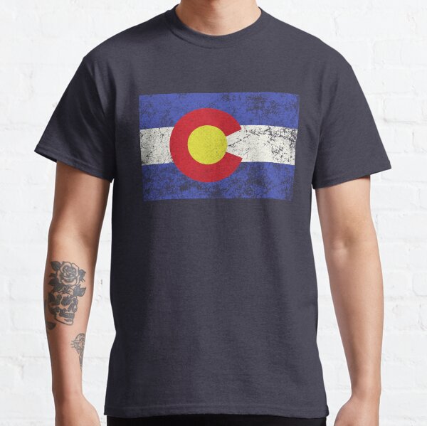 colorado flag vintage Classic T-Shirt