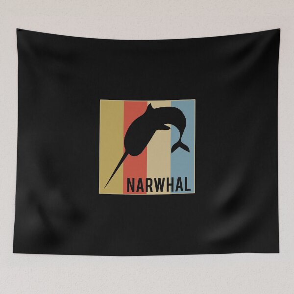 Item preview, Linda Narval Ballena Beluga Cornuda Retro Vintage designed and sold by perfectpresents.