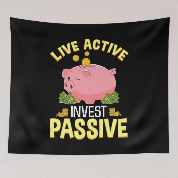 Item preview, Invertir en forma activa, vivir, invertir en forma pasiva y en hucha designed and sold by perfectpresents.