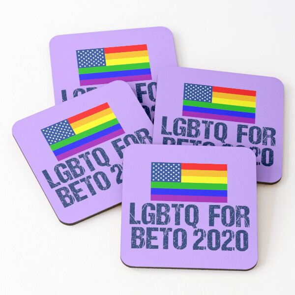 Item preview, LGBTQ for Beto 2020 designed and sold by Epic Love Designs.