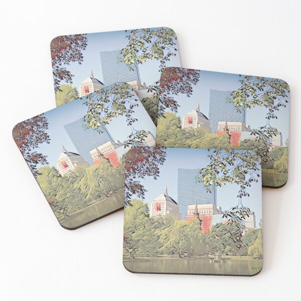 Item preview, Boston Skyline from the Park designed and sold by Marlene Watson-Hall.