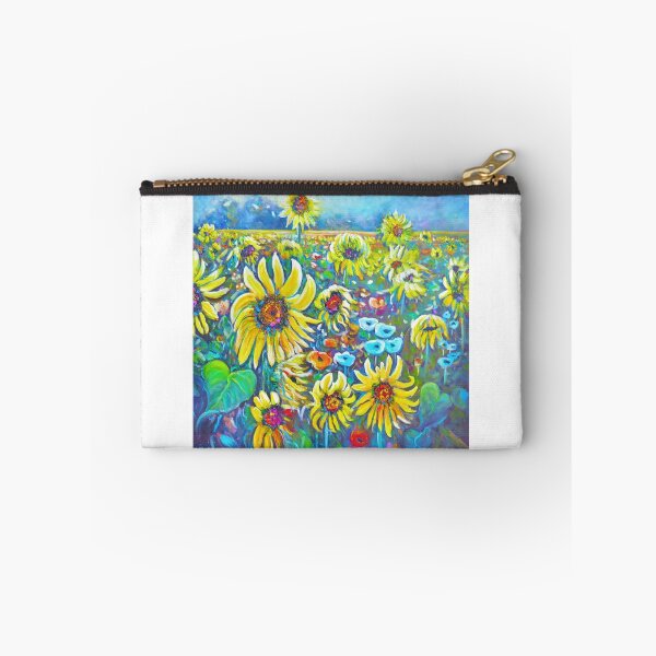 Item preview, Sunflower & Poppy Field designed and sold by HelenBlair.