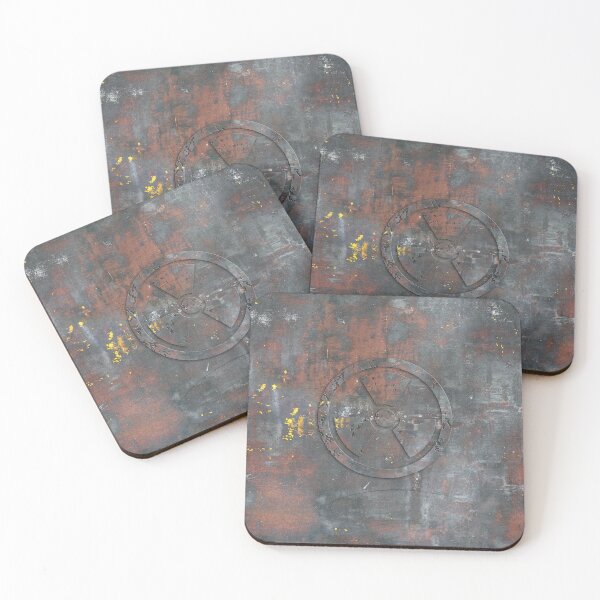 Item preview, Radiation Hazard Sign On Metal Surface designed and sold by WheresMyMojo.