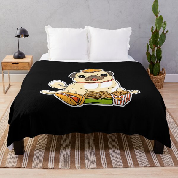 Item preview, Cute & Funny Pug Puppy Dog Food Addict designed and sold by perfectpresents.