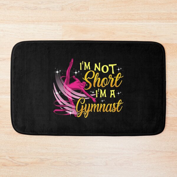 Aperçu de l'œuvre Je ne suis pas petite, je suis une gymnaste Drôle de fille de gymnastique créée et vendue par perfectpresents.