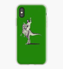 Jesus Riding Dinosaur iPhone Case