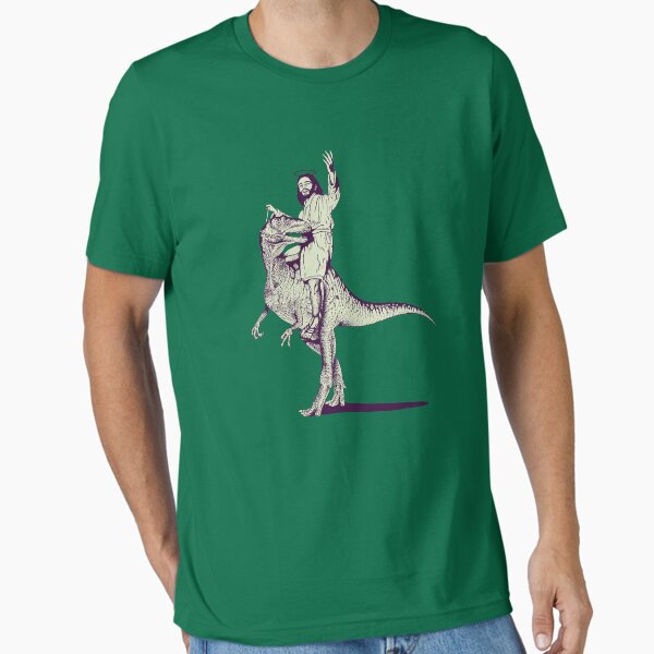 Item preview, Jesus Riding Dinosaur designed and sold by astropop.