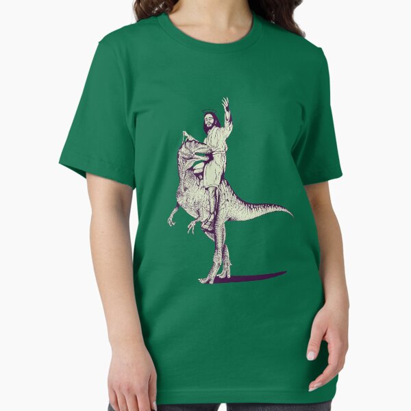 Item preview, Jesus Riding Dinosaur designed and sold by astropop.