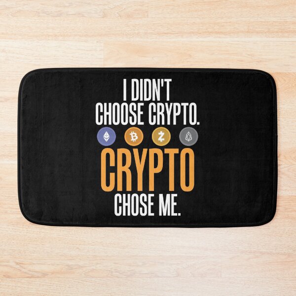 Aperçu de l'œuvre Je n'ai pas choisi Crypto. Crypto Chose Me. créée et vendue par perfectpresents.