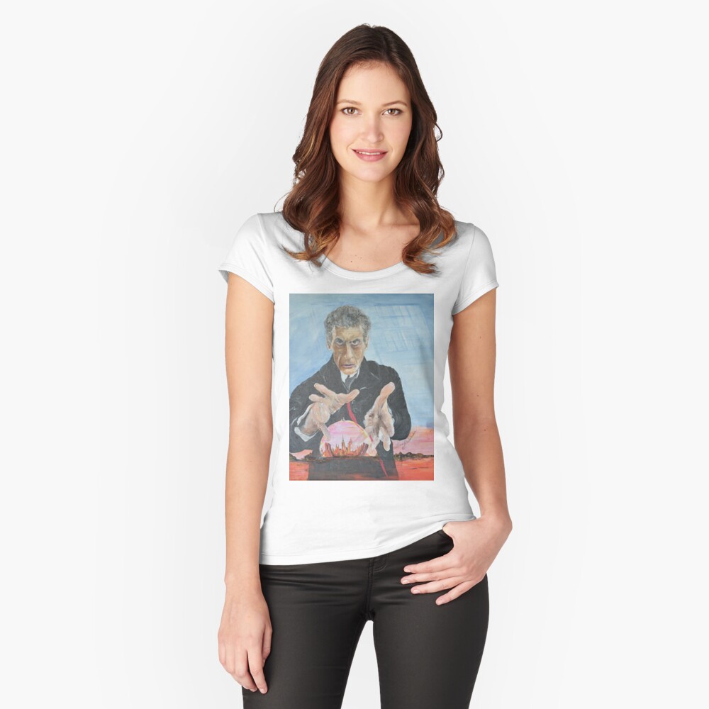 Item preview, Fitted Scoop T-Shirt designed and sold by ArtByWilliamE.