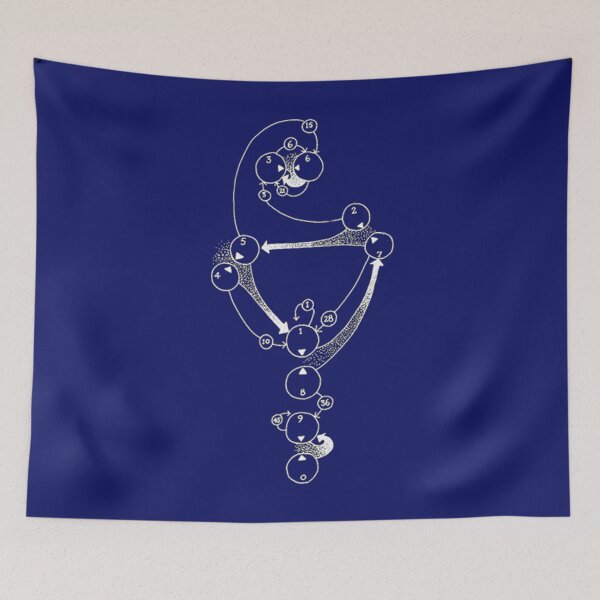 Item preview, Numogram (white) designed and sold by Harris Neill.