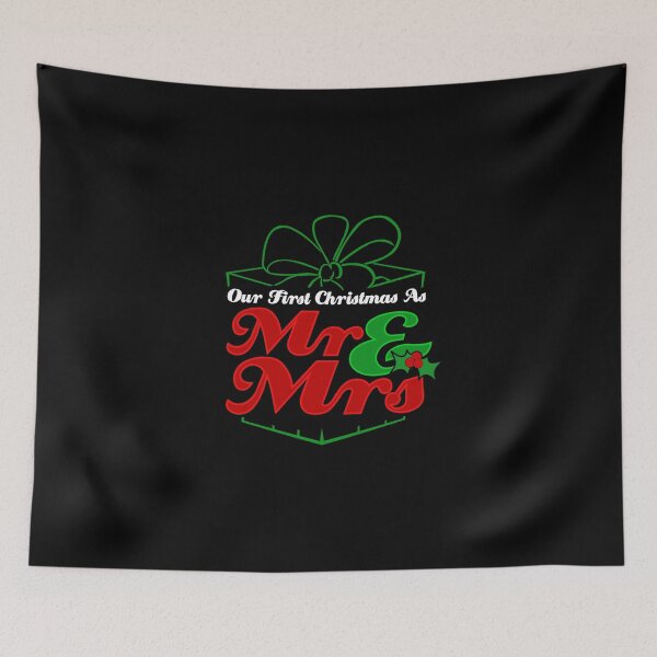 Item preview, Cute First Christmas As Mr. & Mrs. Newlyweds designed and sold by perfectpresents.