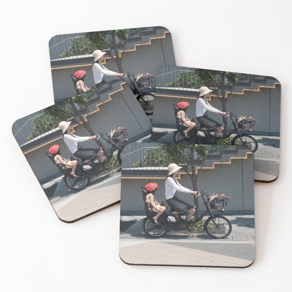 Item preview, Mom and Daughter on Bike in Tokyo designed and sold by Mike Ashley.