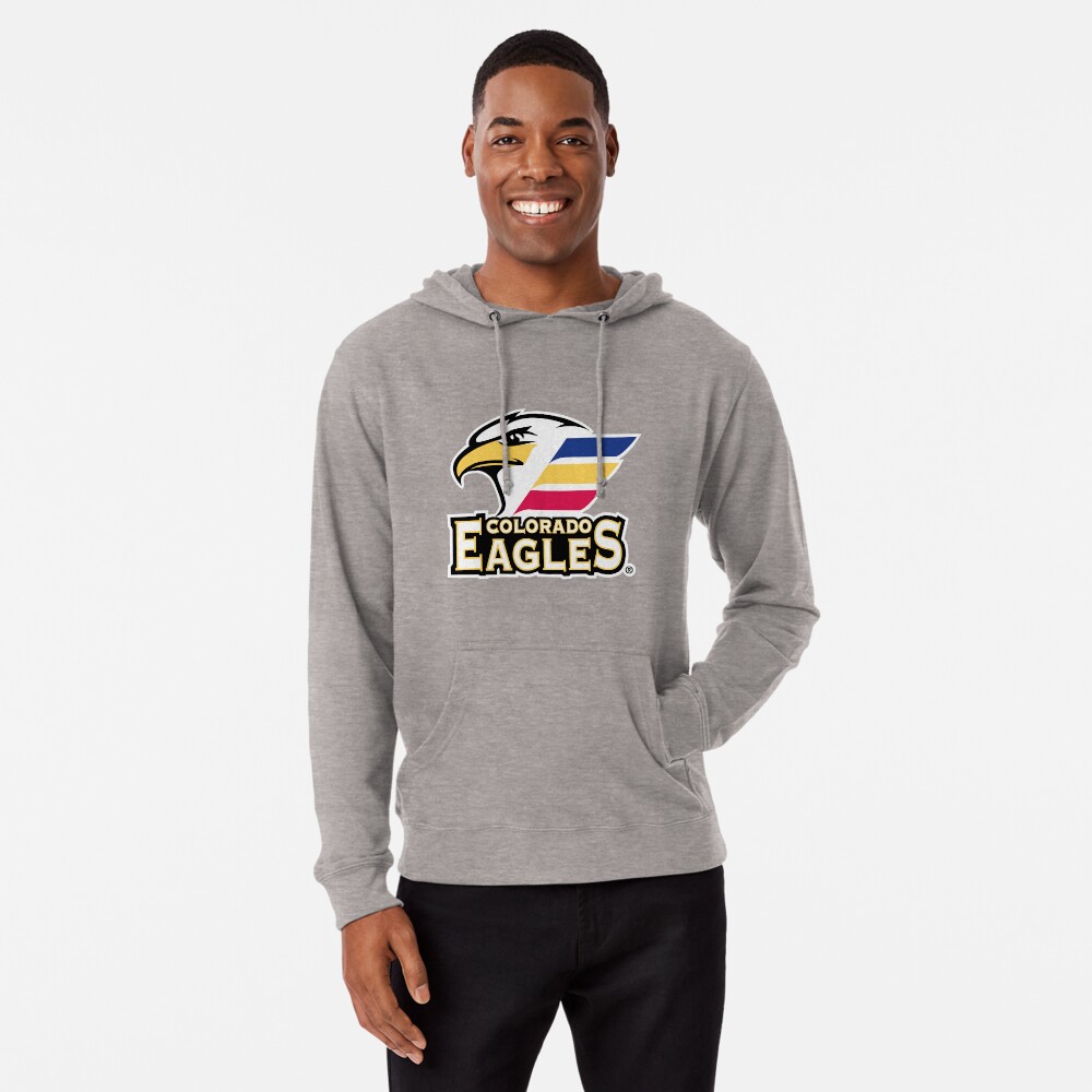 Grey Contrast Sleeve Hood – Colorado Eagles