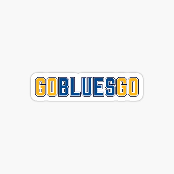 Go Blues Sticker Sticker