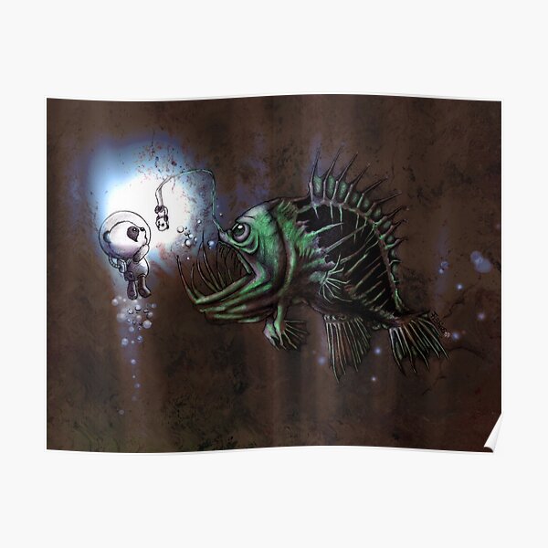 Angler Art Posters Redbubble