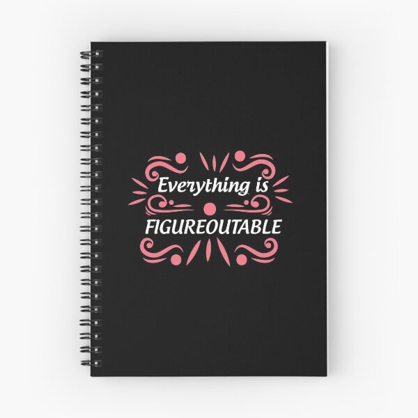 Item preview, Cute Everything Is Figureoutable Self Improvement designed and sold by perfectpresents.