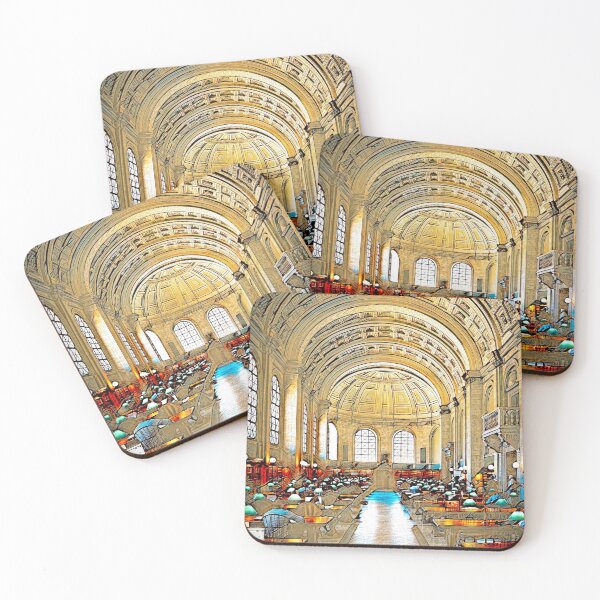 Item preview, Bates Hall, Boston Public Library, USA designed and sold by Marlene Watson-Hall.