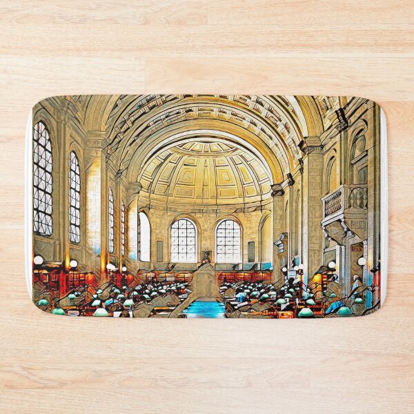 Item preview, Bates Hall, Boston Public Library, USA designed and sold by Marlene Watson-Hall.