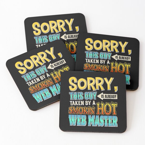 Item preview, This Guy Is Already Taken By a Hot Web Master designed and sold by perfectpresents.