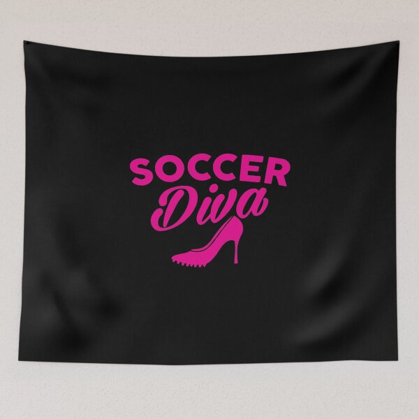 Aperçu de l'œuvre Soccer Diva Cute Joueur de football féminin Filles créée et vendue par perfectpresents.