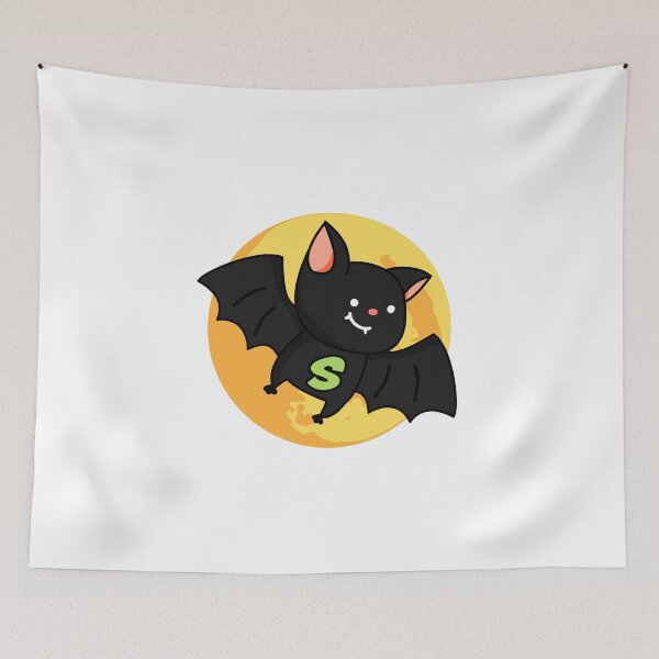 Item preview, Alphabet Letter S Bat designed and sold by kidsmonogram.